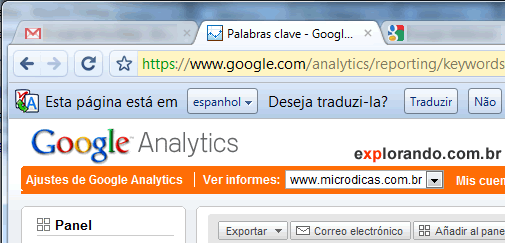 traducao google chrome