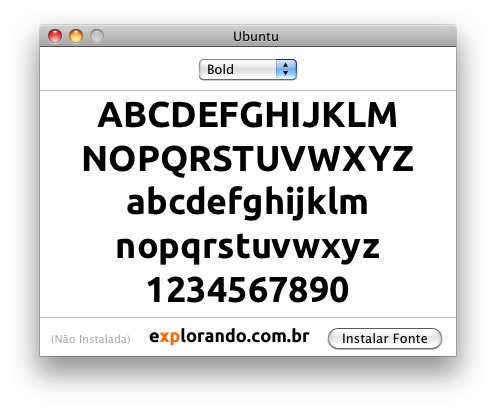 como instalar fonte no mac os x