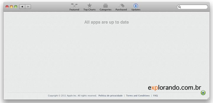 Mac App Store - todas as apps atualizadas