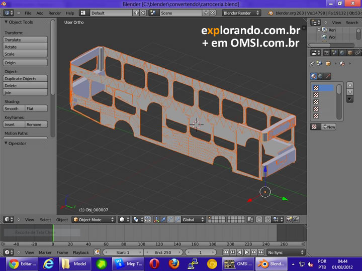 onibus no blender