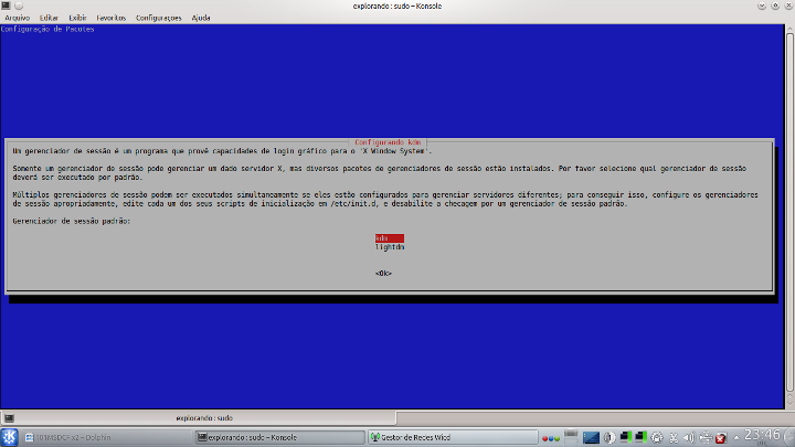 kdm configurar