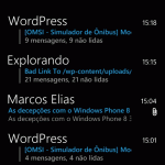 cliente de email do windows phone