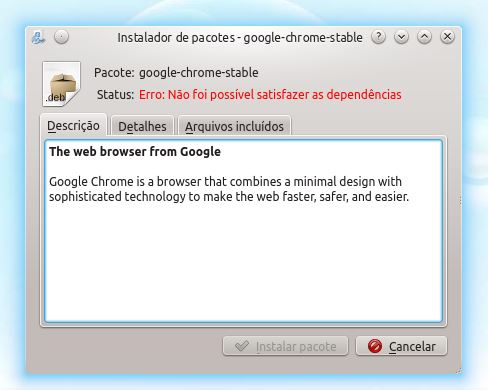 chrome no linux