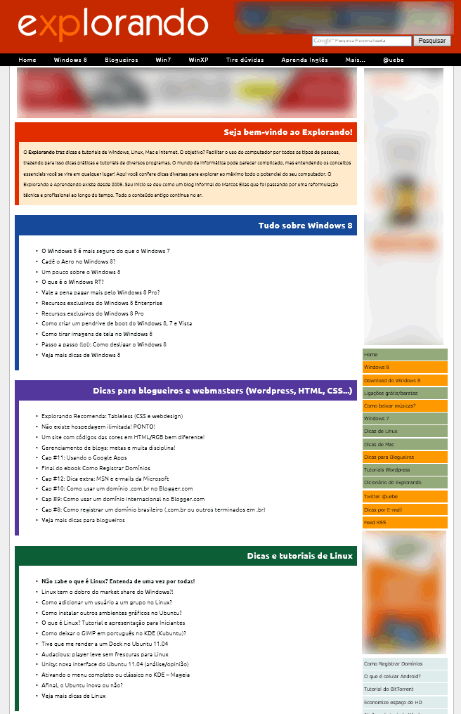 explorando destaque categorias