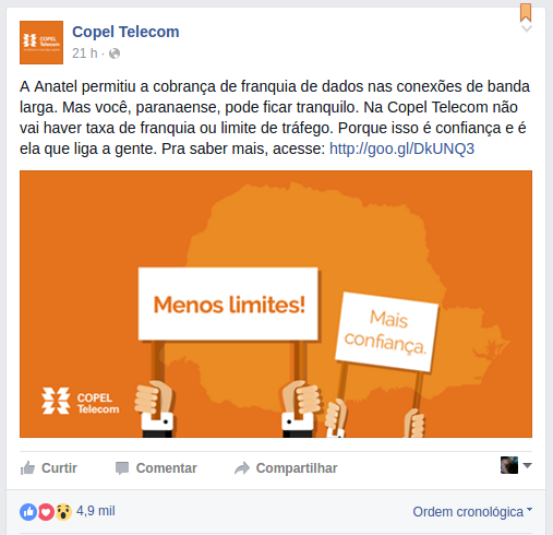 copel internet ilimitada