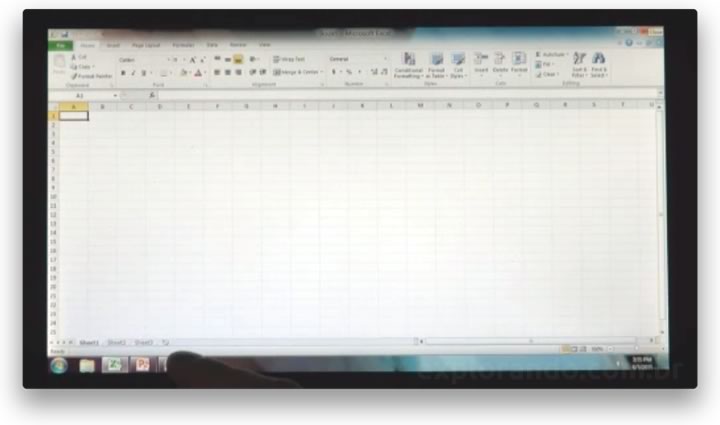 Excel no Windows 8